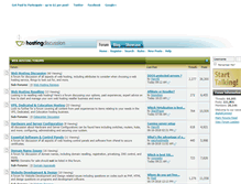 Tablet Screenshot of hostingdiscussion.com